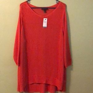 NWT Lane Bryant Orange Sweater